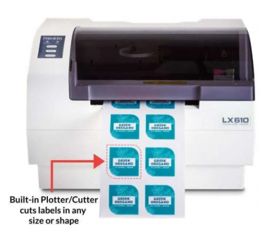 Primera LX610e Farbetikettendrucker mit Dye Tinte mit Plotter/Cutter